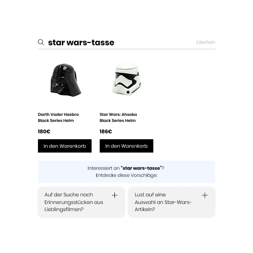 Intelligente KI-Fragen