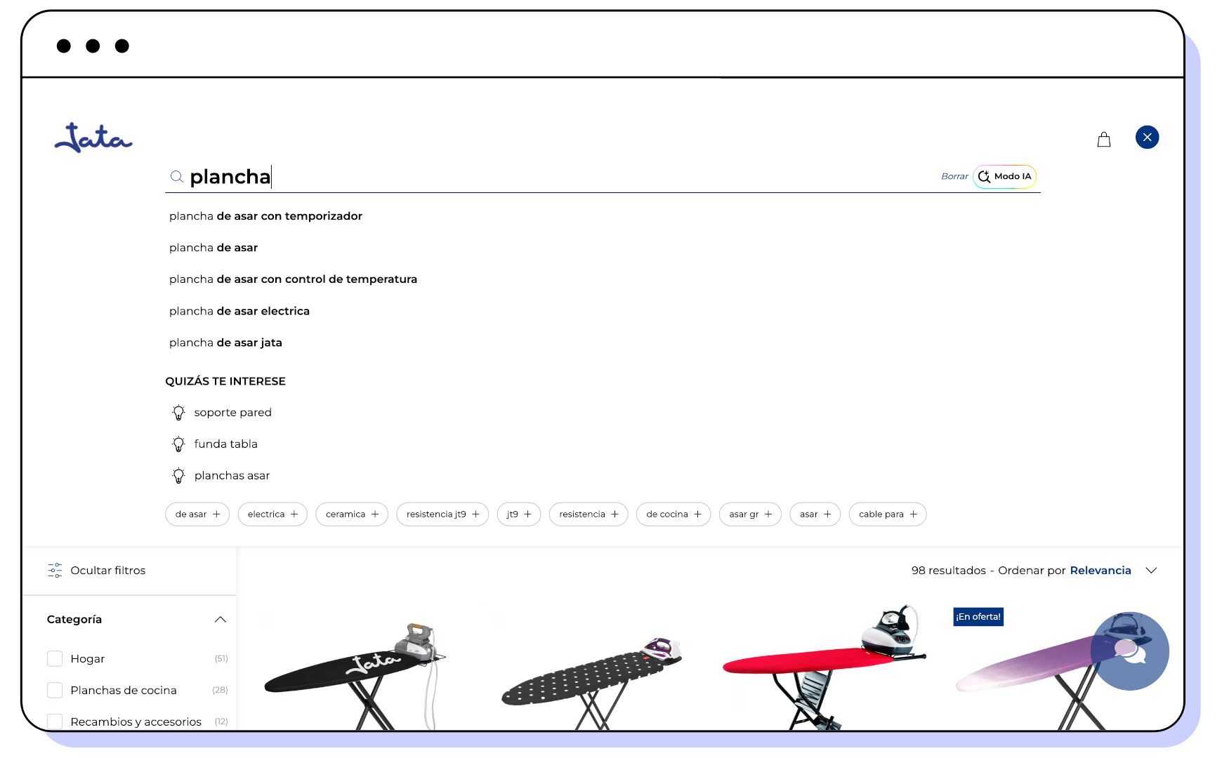 AI Next Queries in Motive Commerce Search mit Folge-Suchvorschlägen für Käufer